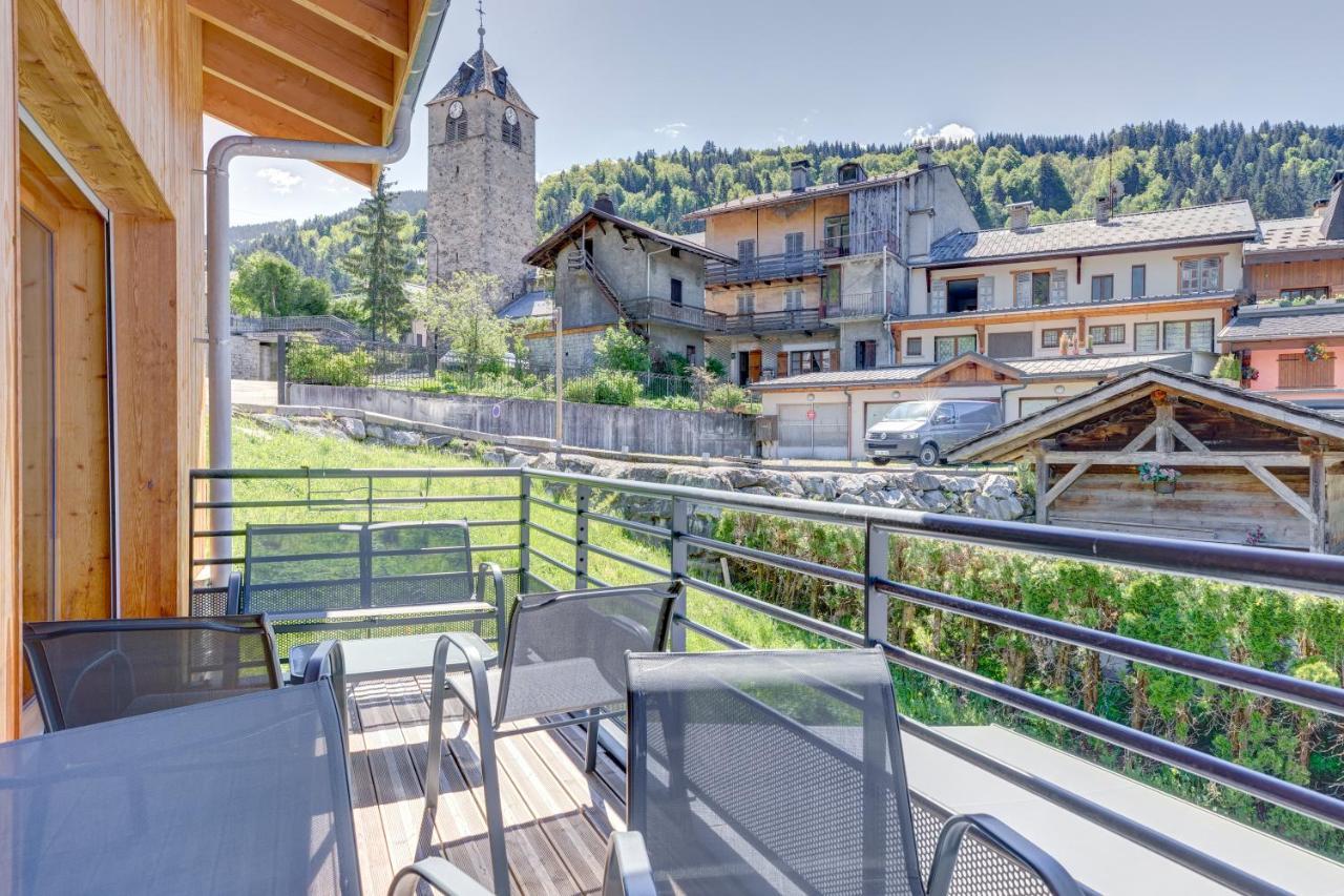 La Poudreuse - Duplex Avec Balcon Vue Montagne - Flumet Esterno foto