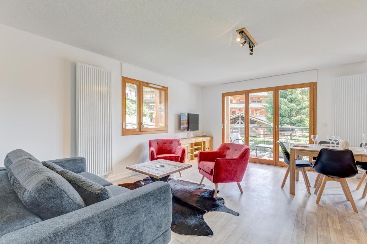 La Poudreuse - Duplex Avec Balcon Vue Montagne - Flumet Esterno foto
