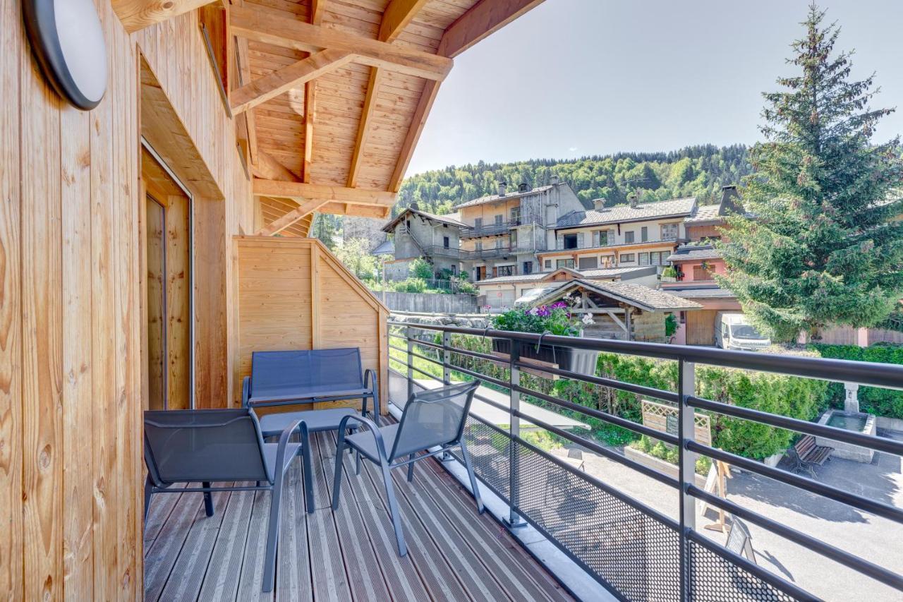La Poudreuse - Duplex Avec Balcon Vue Montagne - Flumet Esterno foto