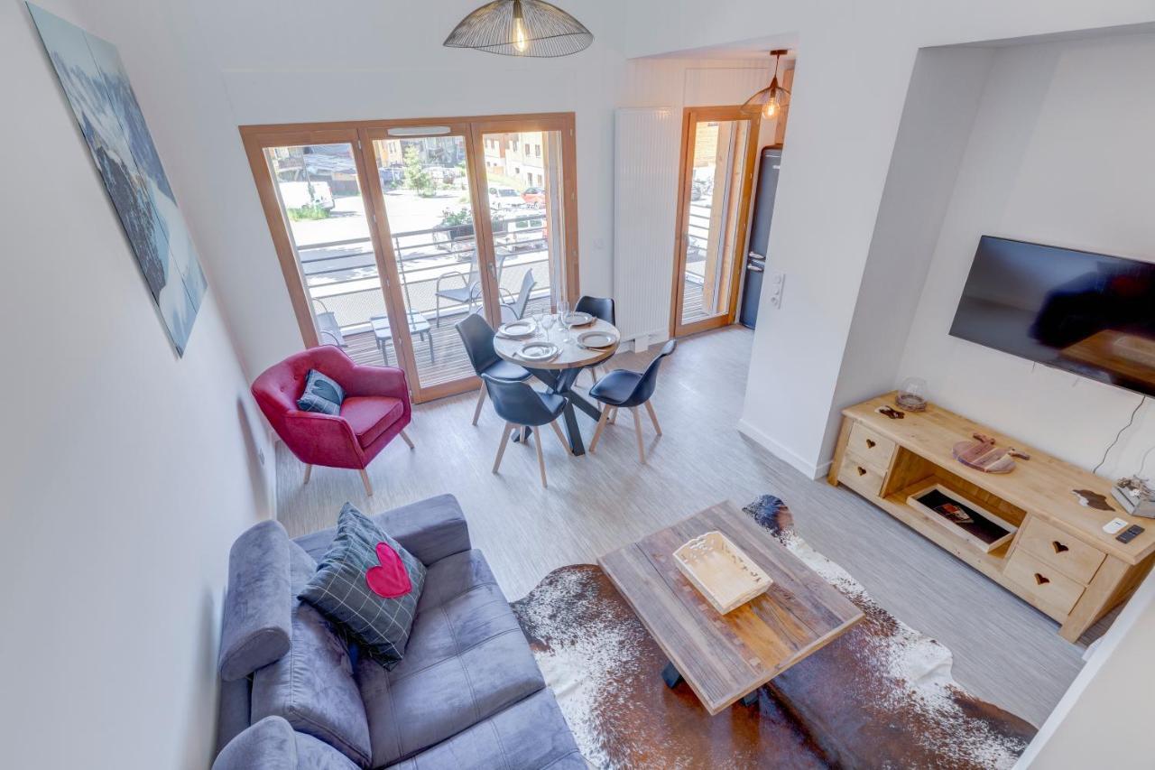 La Poudreuse - Duplex Avec Balcon Vue Montagne - Flumet Esterno foto